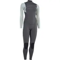 iON Amaze Core 5/4 Mm Woman Long Sleeve Chest Zip Neoprene Suit Gris S Femme