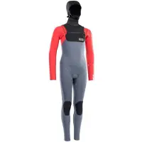 iON Capture 6/5 Mm Junior Long Sleeve Chest Zip Neoprene Suit Multicolore 12 Years Enfants