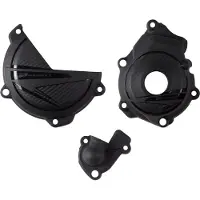 Polisport Ktm Sx-f/xc-f 250/350 23-24/husqvarna Fc/fx 250/350 23-24 Clutch&ignition Cover Protector Noir