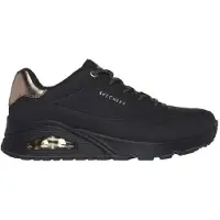 SKECHERS Baskets basses 'Uno' or / noir