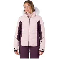 Rossignol - Veste de ski isolante - W Staci Jacket Powder Pink pour Femme - Taille S - Rose