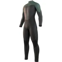Mystic Star 4/3 Mm Long Sleeve Back Zip Neoprene Suit Gris MT Homme