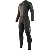 Mystic Brand Flatlock 3/2 Mm Long Sleeve Back Zip Neoprene Suit Noir XS Homme