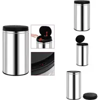 vidaXL Poubelle automatique à capteur 60 L inox - Poubelles & poubelles