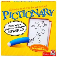 Mattel Pictionary Board Game Spanish Multicolore Enfants