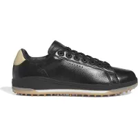 Adidas Chaussures de golf pour hommes Go-To Spikeless 2.0 SPKL, en cuir, couleur noire, modèle IF033, taille européenne 42, taille britannique 8
