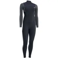 iON Amaze Amp 3/2 Mm Woman Long Sleeve Chest Zip Neoprene Suit Gris S Femme