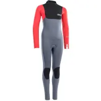 iON Capture 5/4 Mm Junior Long Sleeve Back Zip Neoprene Suit Bleu 10 Years Enfants