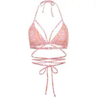 LASCANA Hauts de bikini 'Lisa' orange / rose / blanc