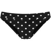 LASCANA Bas de bikini noir / blanc