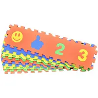 Pre-Sport Alphabet & Number Mat English Orange Enfants