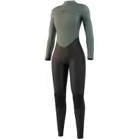 Mystic Star 5/3 Mm Woman Long Sleeve Back Zip Neoprene Suit Gris XL Femme