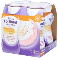 Fortimel Energy Multi Fibre goût fraise, 4X200 ml FLU