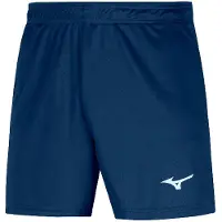 Mizuno Short TEAM TRAD unisexe - V2EBB560, couleur : bleu foncé, matière : L