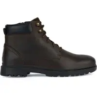 Geox Bottines - - Andalo - Cuir - Marron - Plat