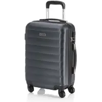 Itaca unisex. 71250-01 Mallette de voyage à 4 roues 71250 anthracite -55x38x20cm (OSFA), Casuel, Gris, ABS/Polycarbonate