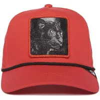 Goorin Unisexe, Casquette, . Black Panther 100 Red Snapback Cap - 101-1108, Rouge, (Taille unique)