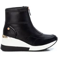Xti Bottes de ville noires pour femmes, marque , style décontracté