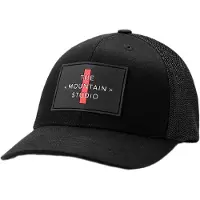 The Mountain Studio Mesh Cross Logo Cap Noir