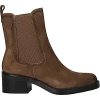 Tamaris Boots 'Enkellaarsjes Hak' cognac