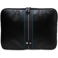 BMW Manchon BMCS14COMSCAKL 14" czarny/black Carbon Blue Stripes (14"), Sac pour notebook, Bleu, Noir