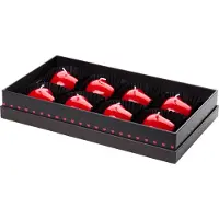 Mikamax Bougie bonbon en forme de coeur (8 pcs)