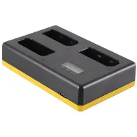 Nikon Chargeur triple Nikon EN-EL14 (Chargeur de batterie d'appareil photo), Alimentation pour appareil photo, Noir