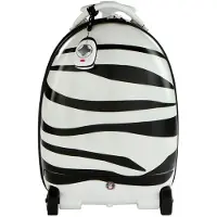 Rastar Zebra Trolley Bag Blanc 31 x 42 x 25 cm Enfants