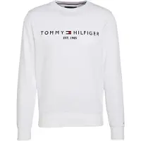 Tommy Hilfiger Sweat-shirt 'Logo Embroidery Flex' bleu marine / rouge / blanc