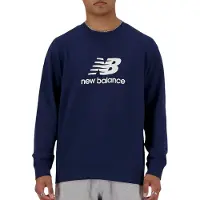 New Balance Sport Essentials French Terry Logo Sweatshirt Bleu M Homme
