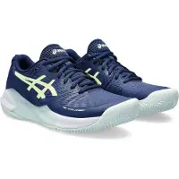 Asics Femmes, Chaussures de tennis, Chaussures de Tennis Gel-Challenger 14 Terre Battue Femmes (39), Bleu