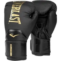 Everlast Elite 2 Artificial Leather Boxing Gloves Noir 16 oz