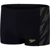 Speedo Hyperboom Panel Swimming Boxer Noir 9-10 Years Garçon