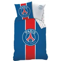 Paris Saint Germain Parure De Lit Imprimée 100% Coton, Psg Classic Bleu