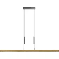 HerzBlut Lampe suspendue Leonora 160 cm - chêne huilé
