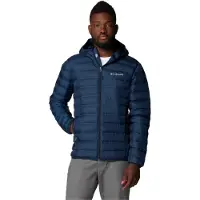 Columbia - Doudoune déperlante en duvet naturel - Lake 22 II Down Hooded Jacket Collegiate Navy pour Homme - Taille S