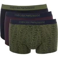 Emporio Armani Boxers bleu marine / vert / bordeaux / noir