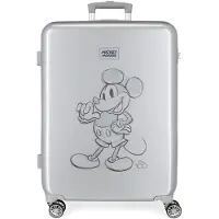 Disney unisex. 3591821 Valise moyenne Mikey 100 -68x48x26cm (OSFA), Casuel, Gris, ABS/Polycarbonate