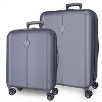 Joumma Bags EL POTRO Vera Bleu marine, Set de valises de voyage de luxe en ABS, 70/55cm, 5338922
