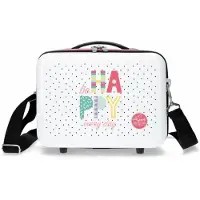 Movom pour femme. 3613961 ABS Be Happy Trousse de toilette rose -29x21x15cm (OSFA), Casuel, ABS/Polycarbonate