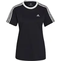 Adidas 3 Stripes Bf Short Sleeve T-shirt Noir XS / Regular Femme
