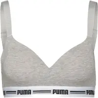 Puma Soutien-gorge gris chiné / noir
