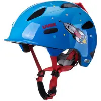 Uvex Casque Oyo Style enfants bleu avec fusée spatiale taille 46-50 cm S41.0.047.0615