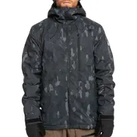 Quiksilver Mission Printed Jacket Gris S Homme