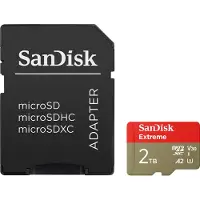 SanDisk Extreme microSDXC 2TB+SD Adapt 240MB/s (SDSQXAV-2T00-GN6MA)