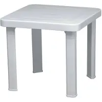 Garbar Andorra Garden Table Blanc