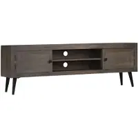 vidaXL Armoire TV en bois massif de manguier 140x30x45 cm