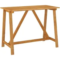 vidaXL Table de jardin sur pied 140x70x104 cm acacia massif