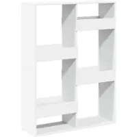 vidaXL Cloison de séparation blanc 100x33x135 cm bois d'ingénierie