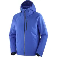Salomon - Veste de ski isolante en PrimaLoft - Highland Jacket M Surf The Web pour Homme - Taille XXL - Bleu